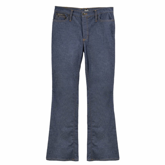 DOLCE & GABBANA Flared Twill Jeans Made in Italy - Picture 14 of 16